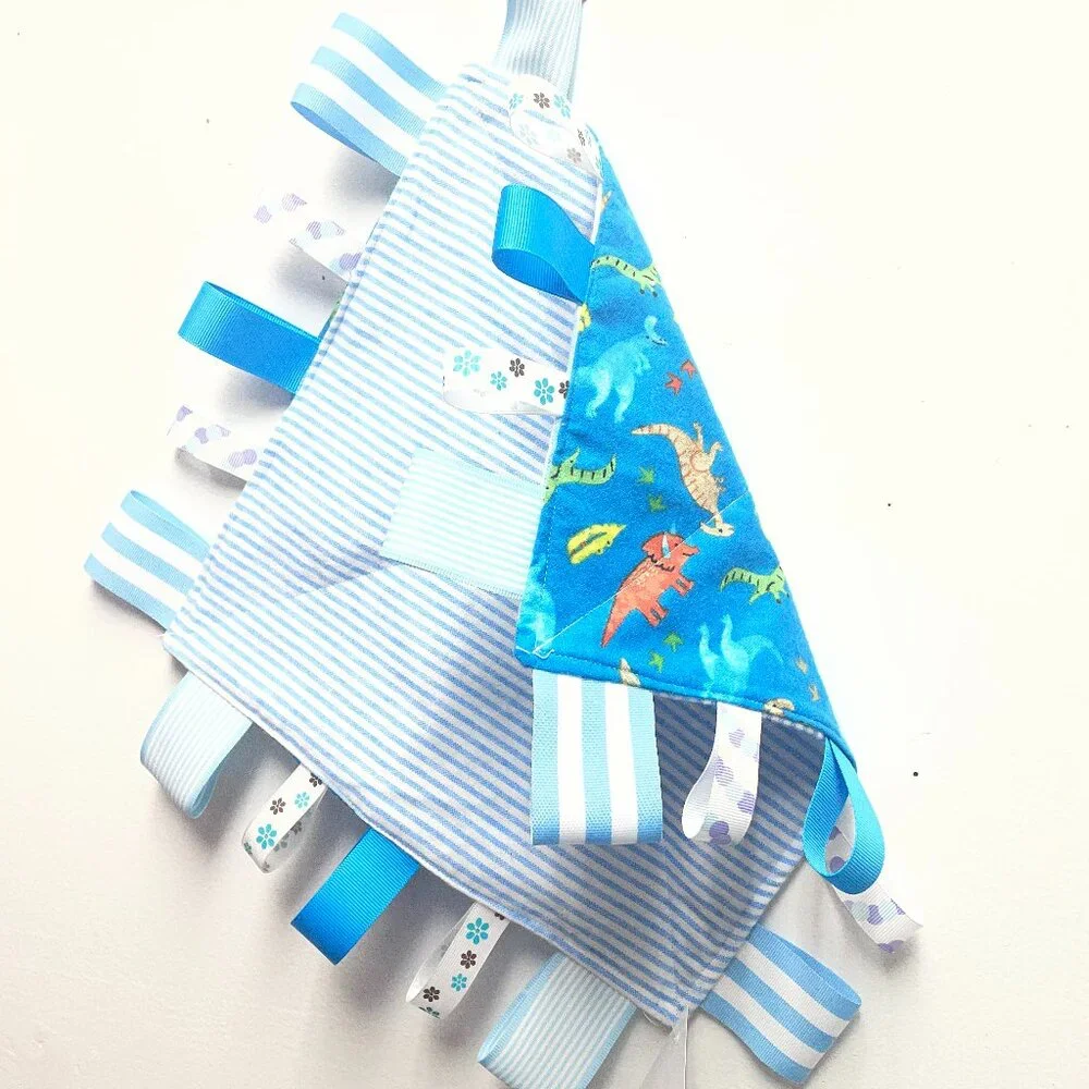 handmade taggy blanket